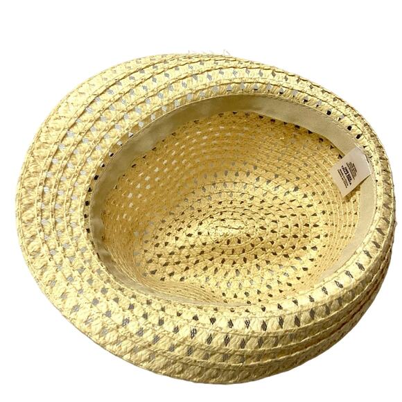 Paper Straw Trilby Hat - Picture 3 of 6